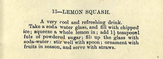 lemon squash recipe
